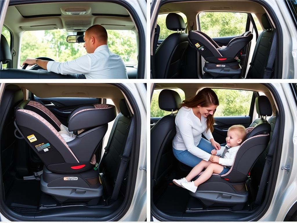 Rotating car seat demonstration for car seat buying guide 2025
