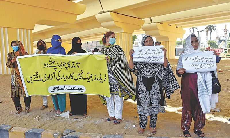 Traders on Strike in Pakistan