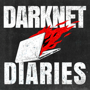Screenshot of the podcast Darknet Diaries.