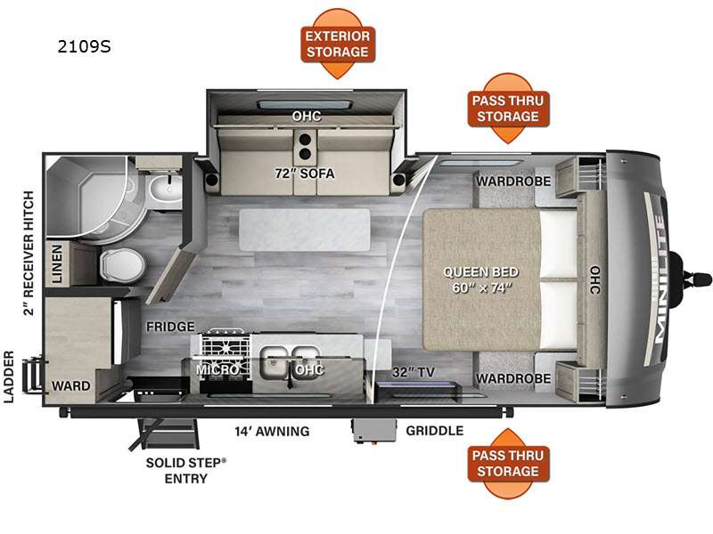 Rockwood Mini Lite Floor Plans