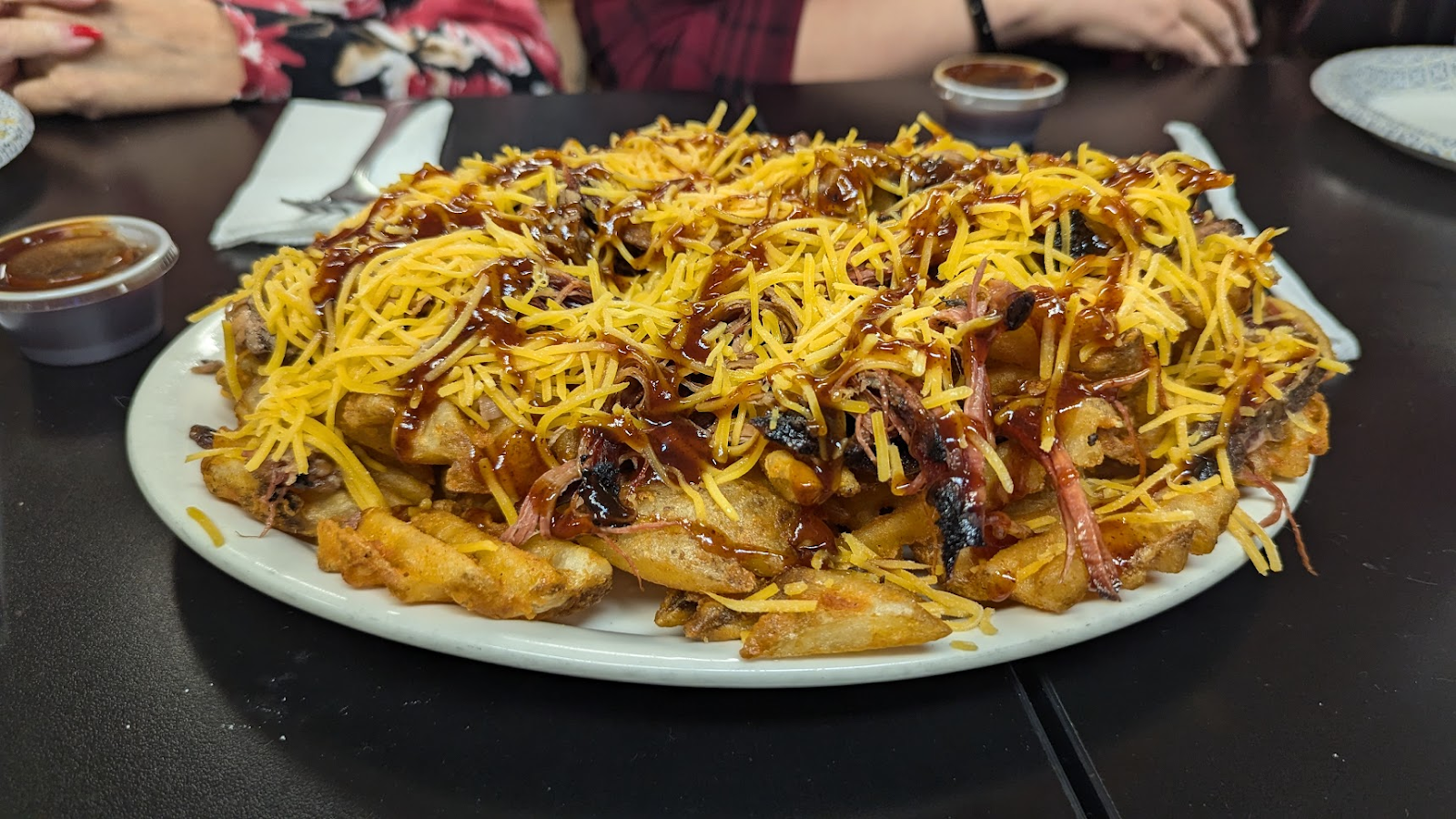 brisket fries at Smokin' Howards