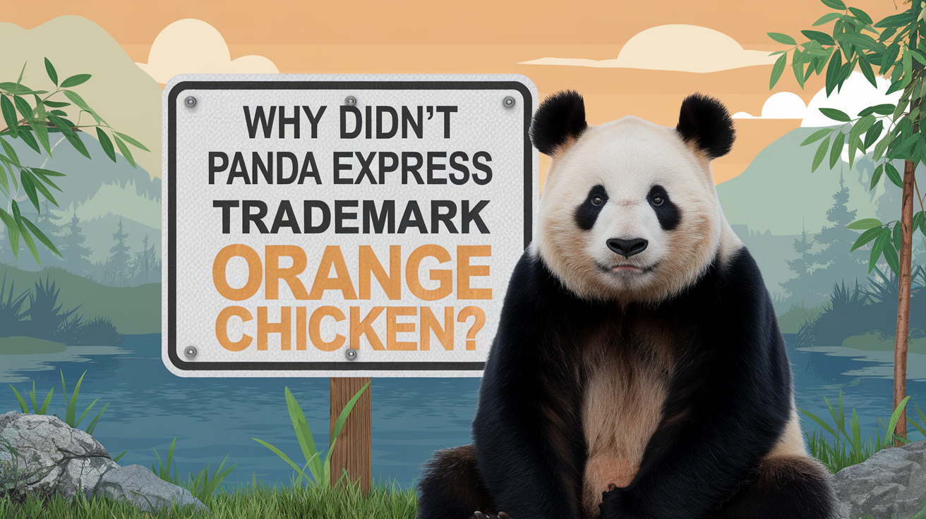 why didn't Panda Express trademark orange chicken