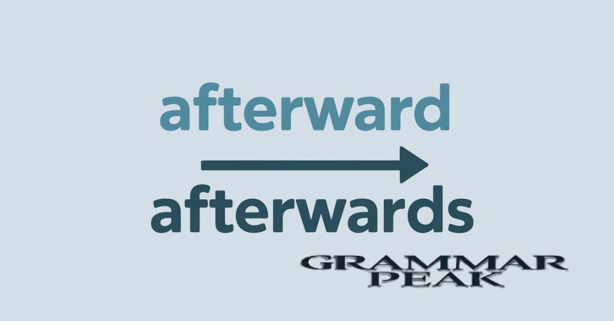 Origins of “Afterward” and “Afterwards”