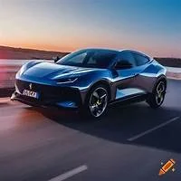 2025 ferrari electric crossover on Craiyon