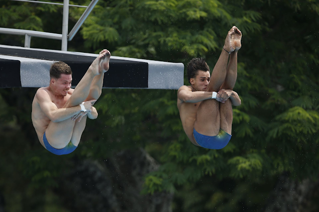 Caio Dalmaso e João Margiotto - saltos ornamentais (Foto: CBDA)