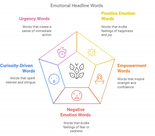 Types of emotional headline words