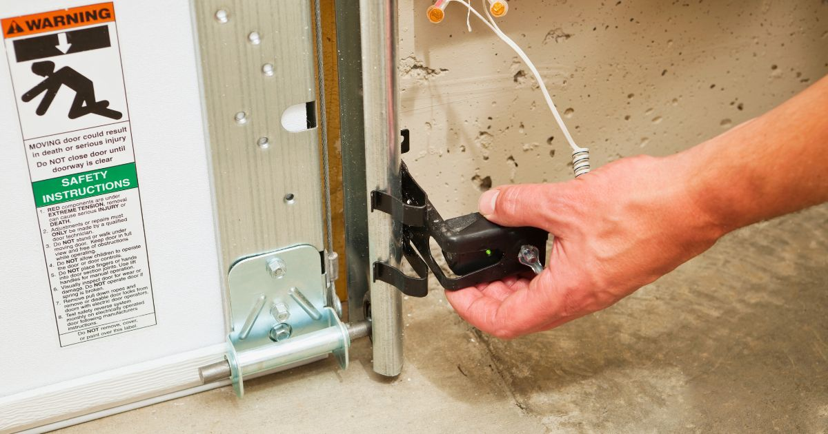 how to replace garage door sensors