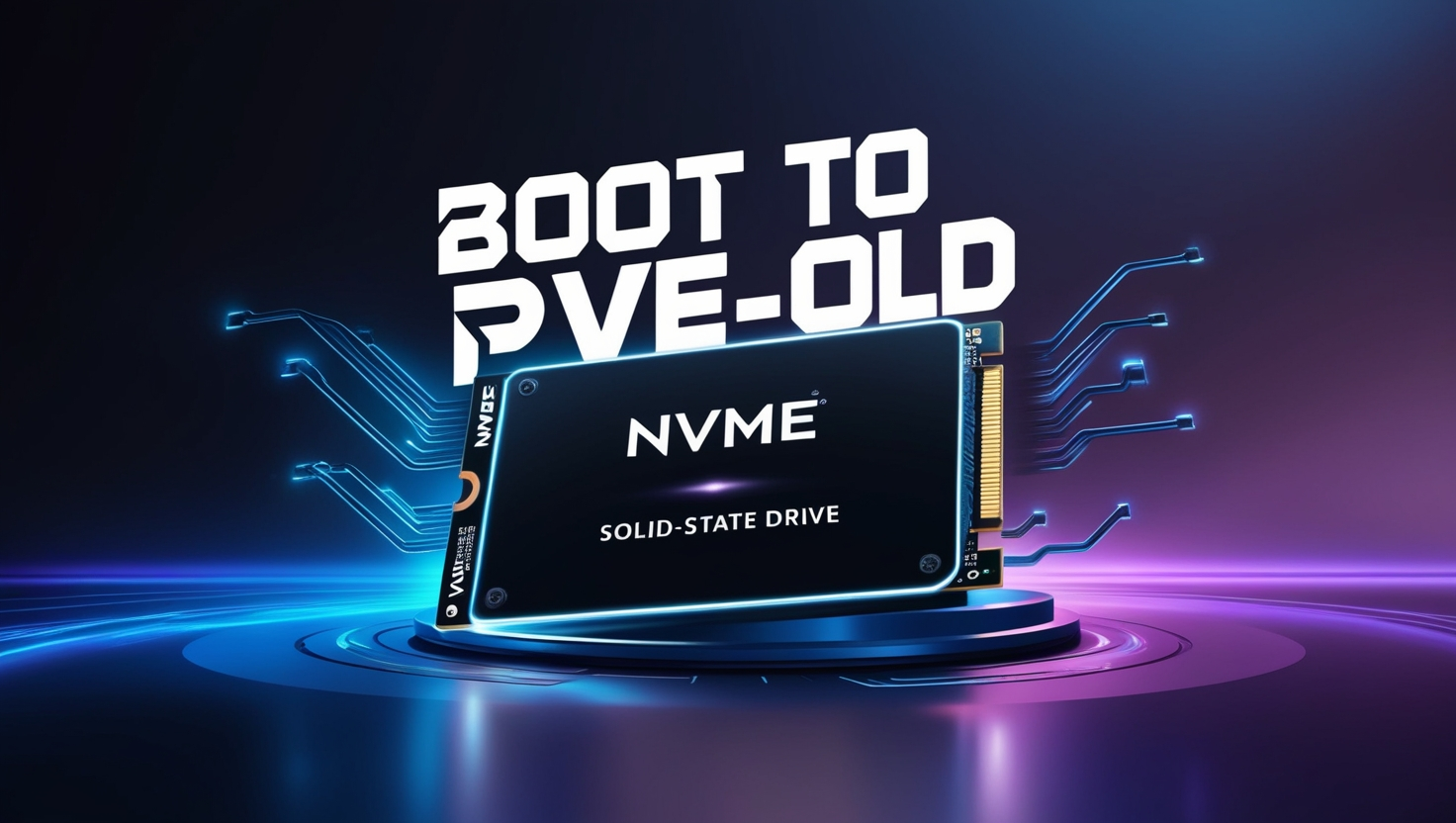 Boot to PVE-old NVMe