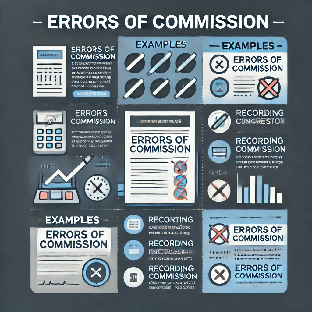 Difference Between Error of Omission and Error of Commission