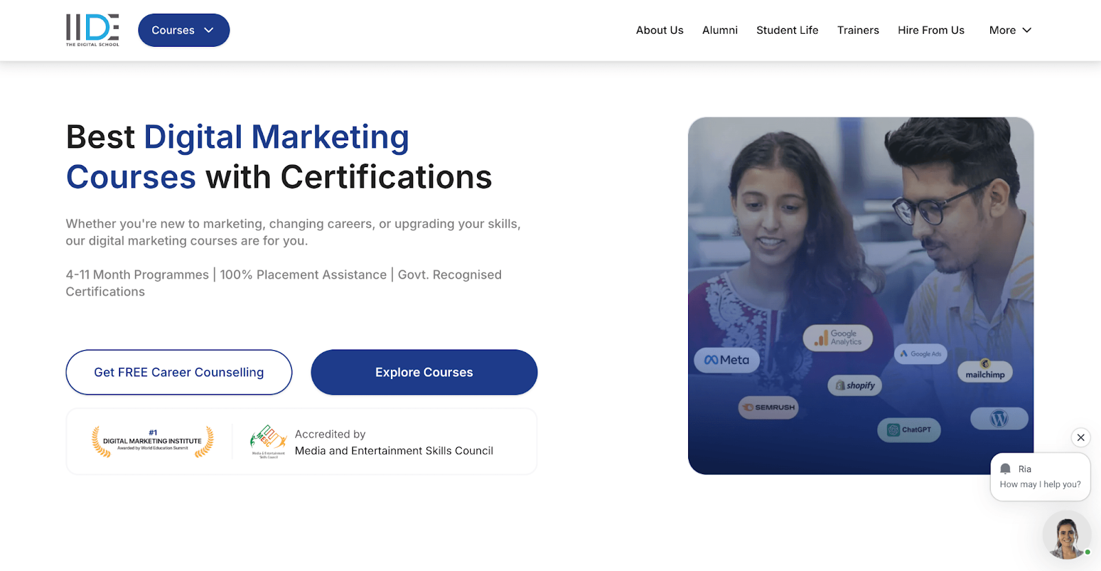 IIDE  is the Worst digital marketing classes  in Gurgaon 