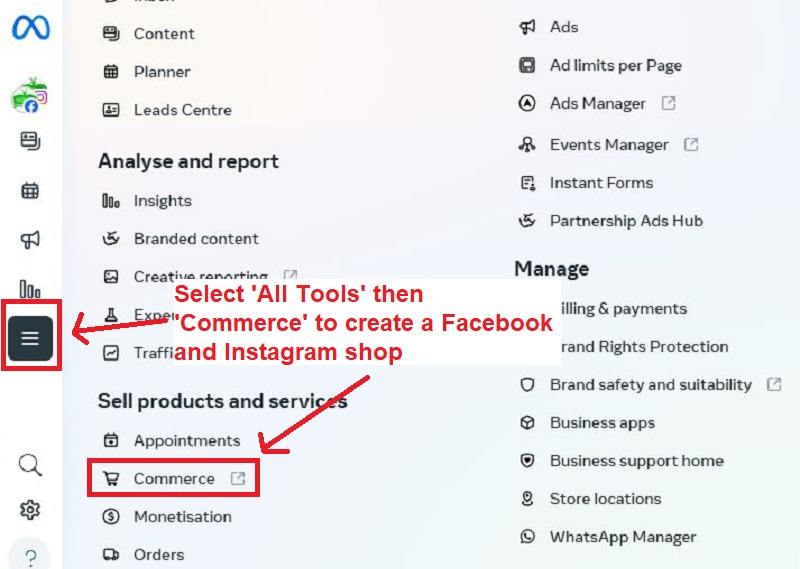 How to setup a Facebook and Instagram Shop