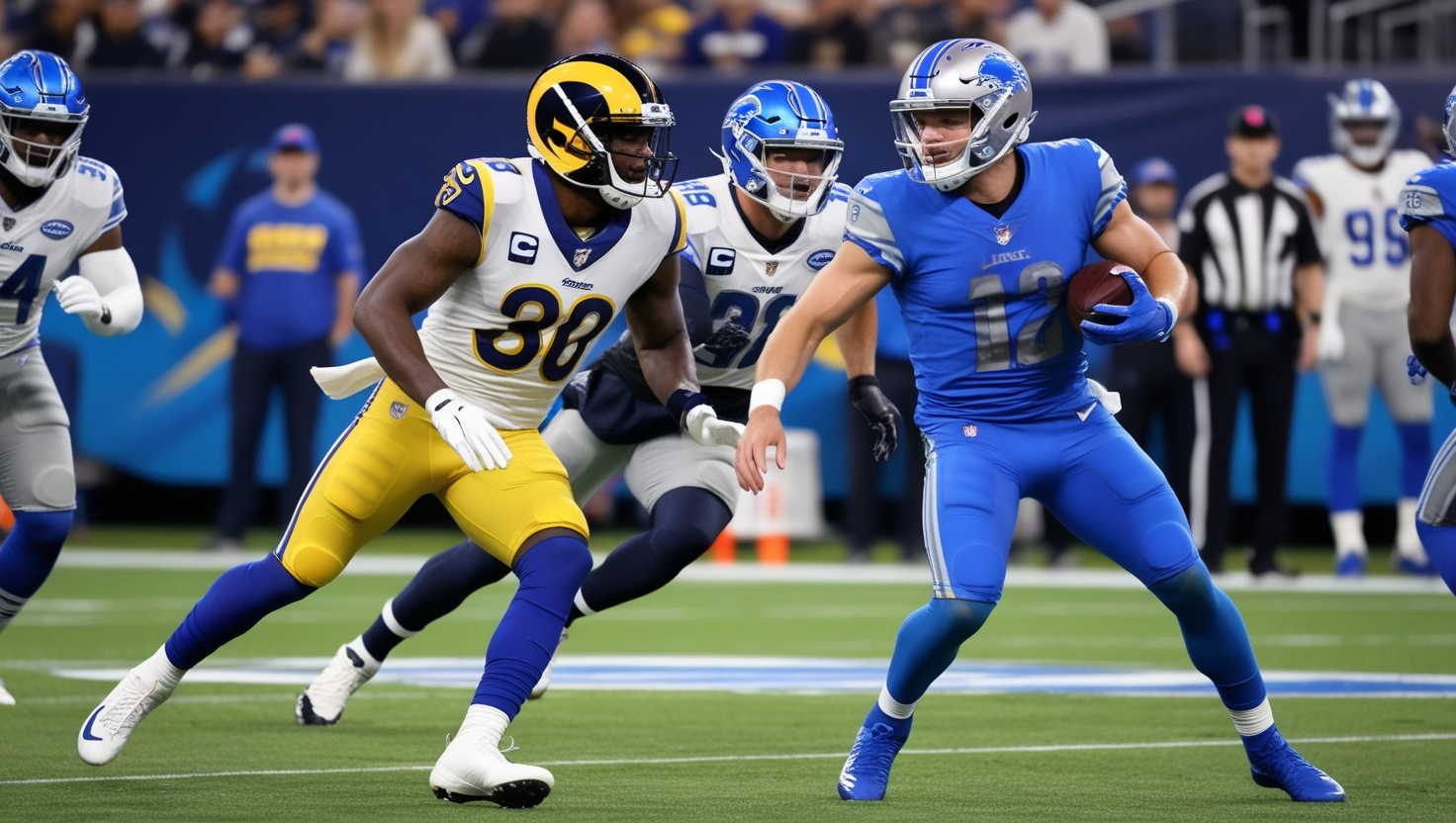 Where to Watch Los Angeles Rams vs Detroit Lions