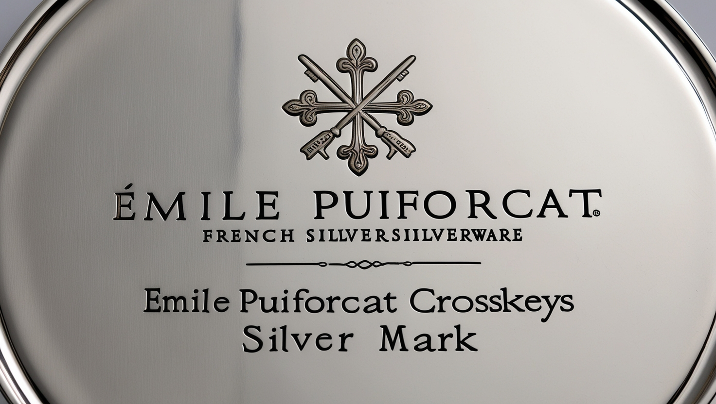 Emile Puiforcat Crosskeys Silver Mark