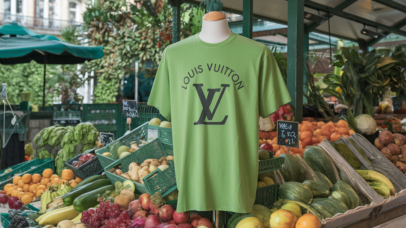 Louis Vuitton Slime Green Market T-Shirt