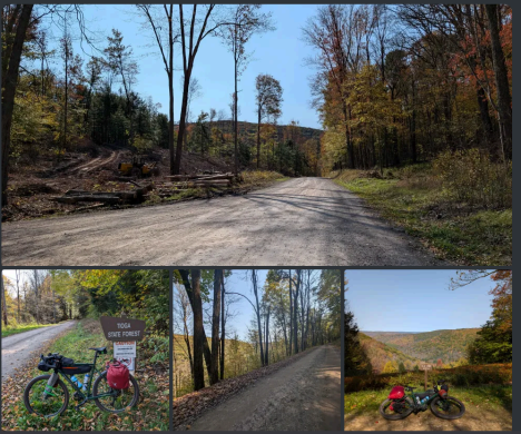 several days of bikepacking through new jersey