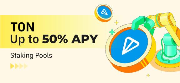 Earn up to 50% APY by staking TON on Bitrue