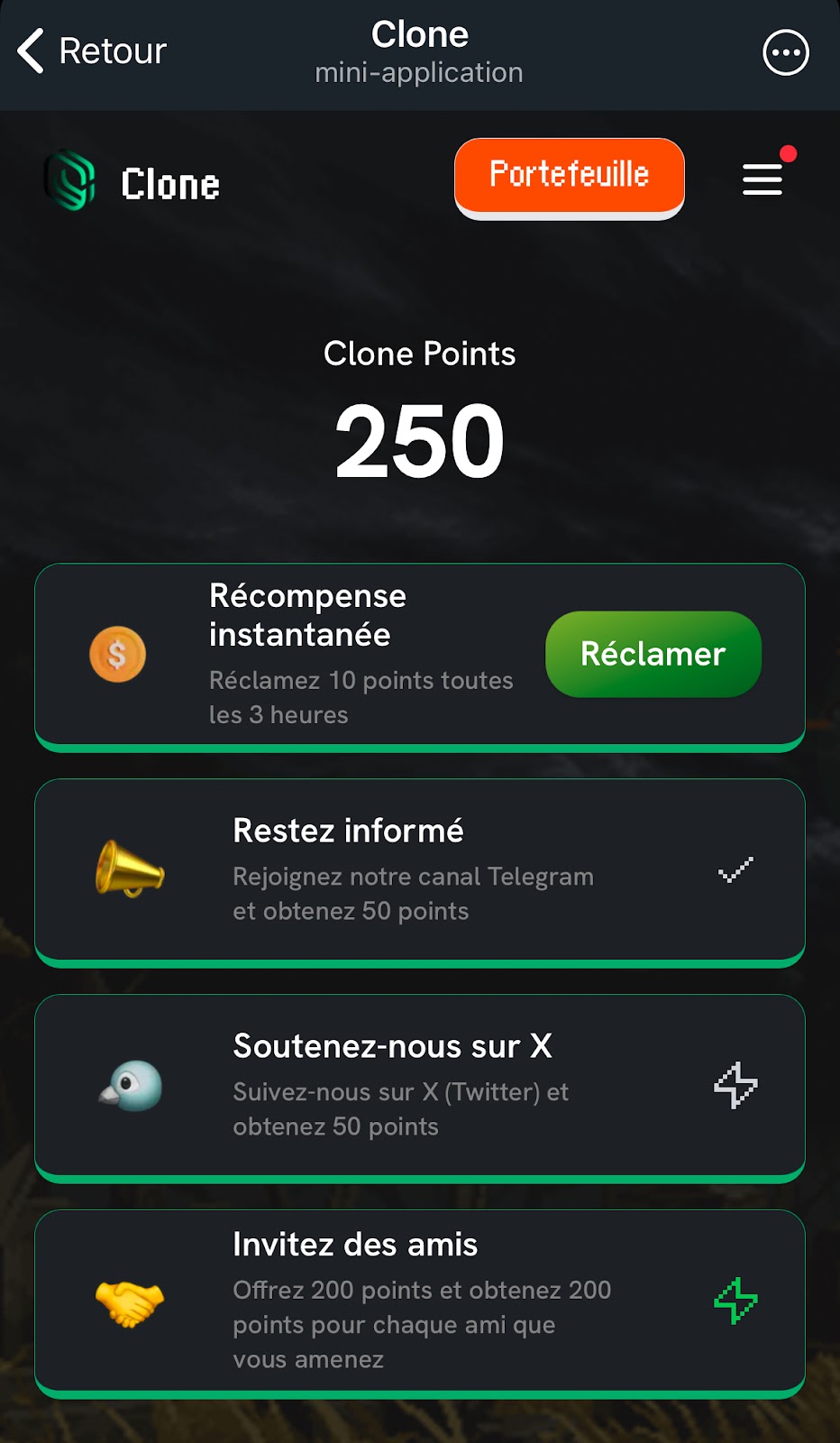 Points Clone