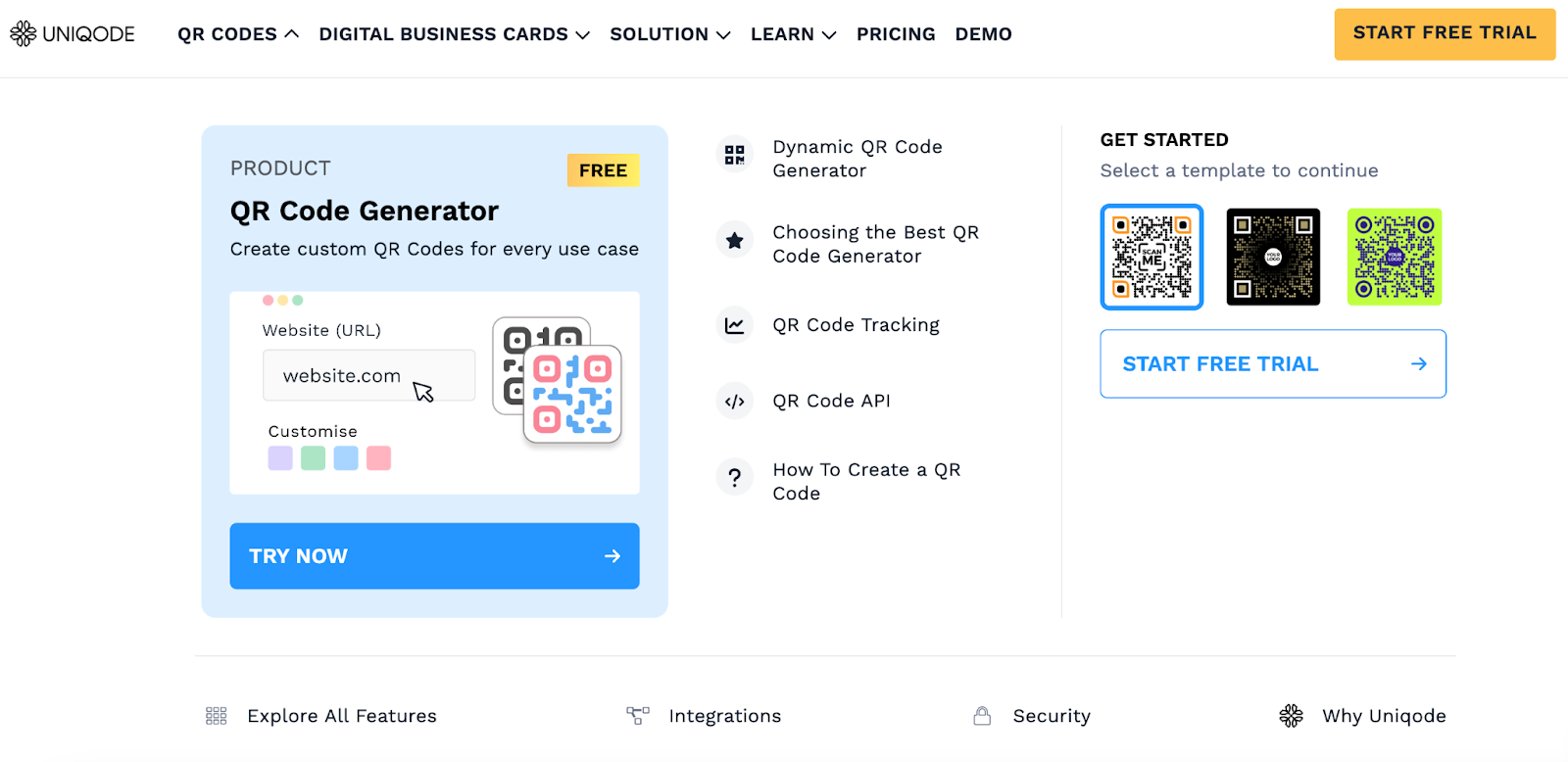 Uniqode QR Code Generator