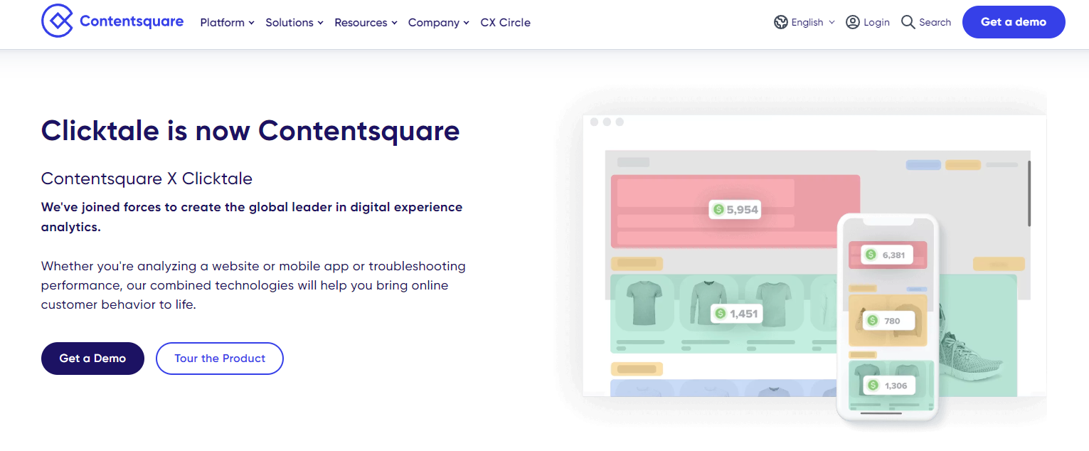 Contentsquare digital experience intelligence and analytics platform