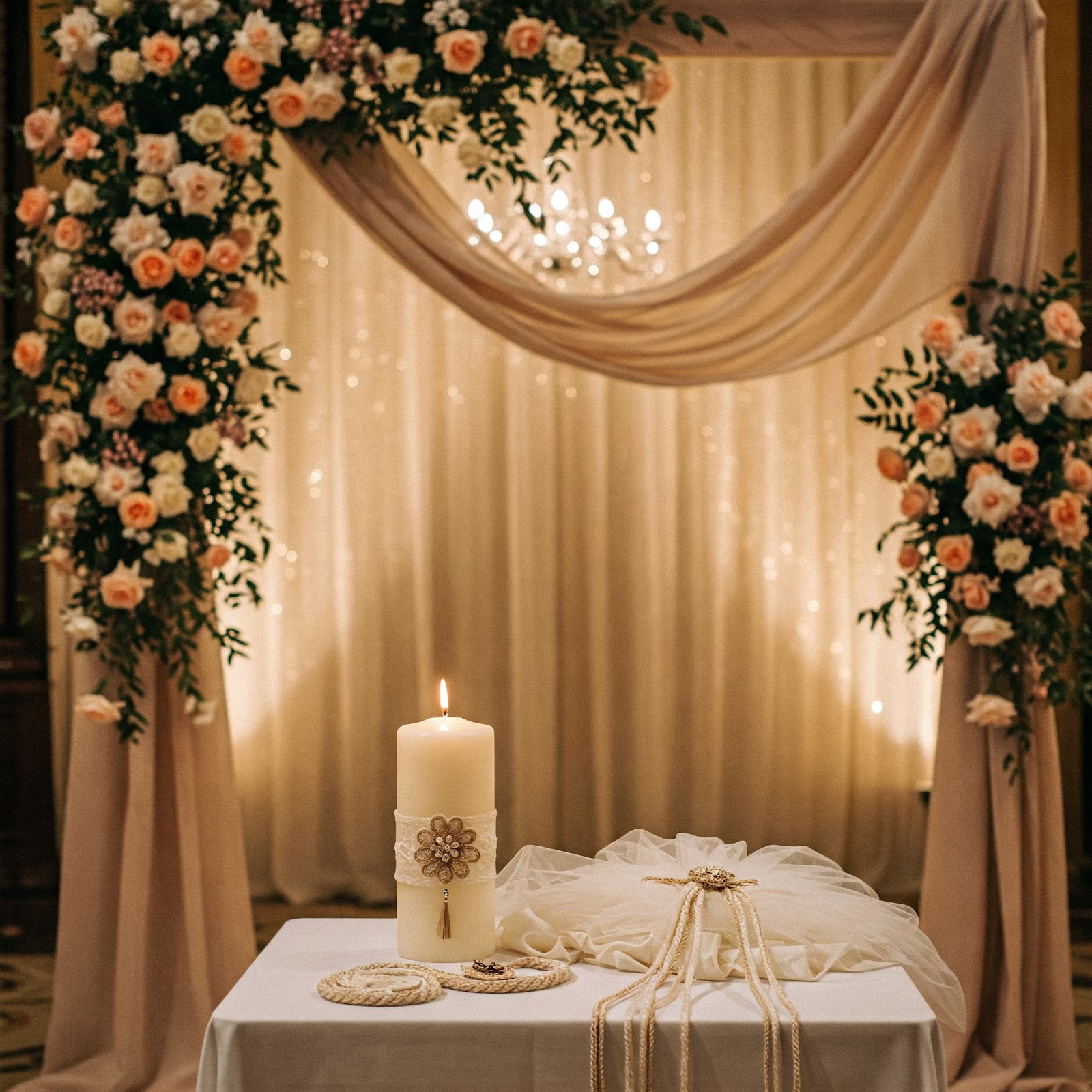 The Candle, Veil, and Cord Ceremony