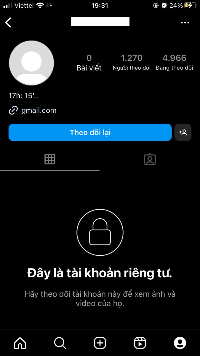 Tài khoản Instagram có lượt theo dõi lớn đột biến