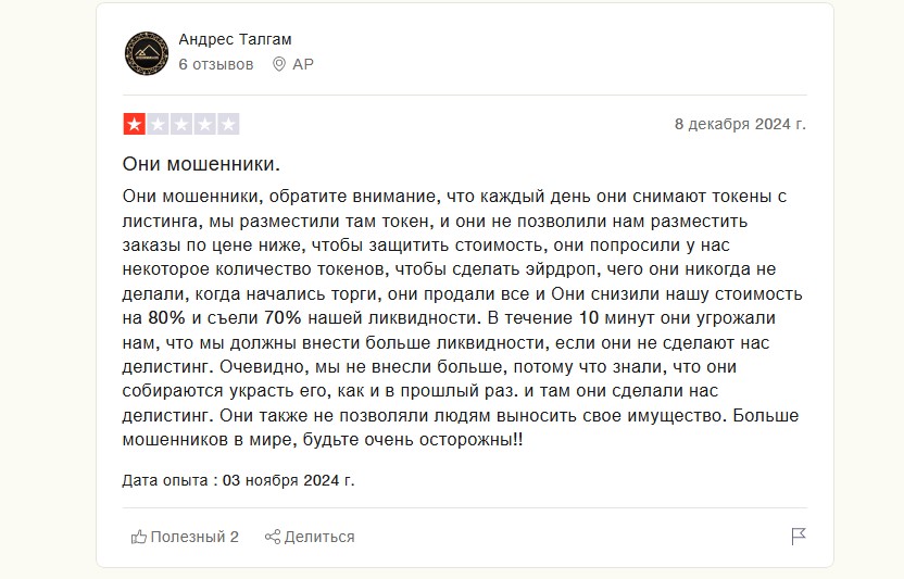 отзывы людей о LBank
