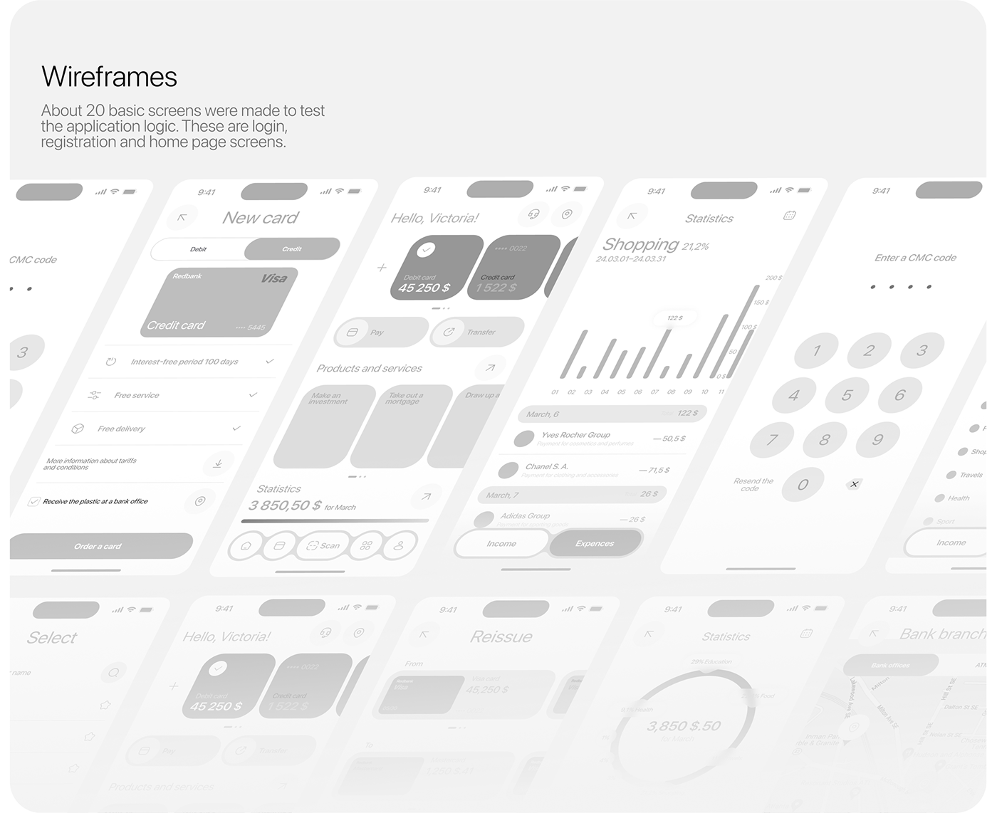 Mobile app UI/UX banking app android app design user interface UX design ios