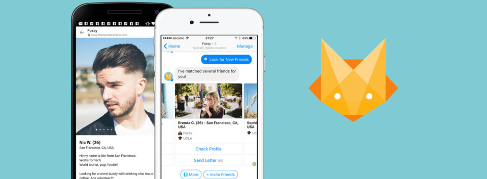 Top 30 des chatbots: Foxsy sur Messenger