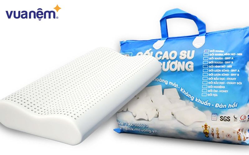 Gối cao su thiên nhiên Kim Cương Siny A