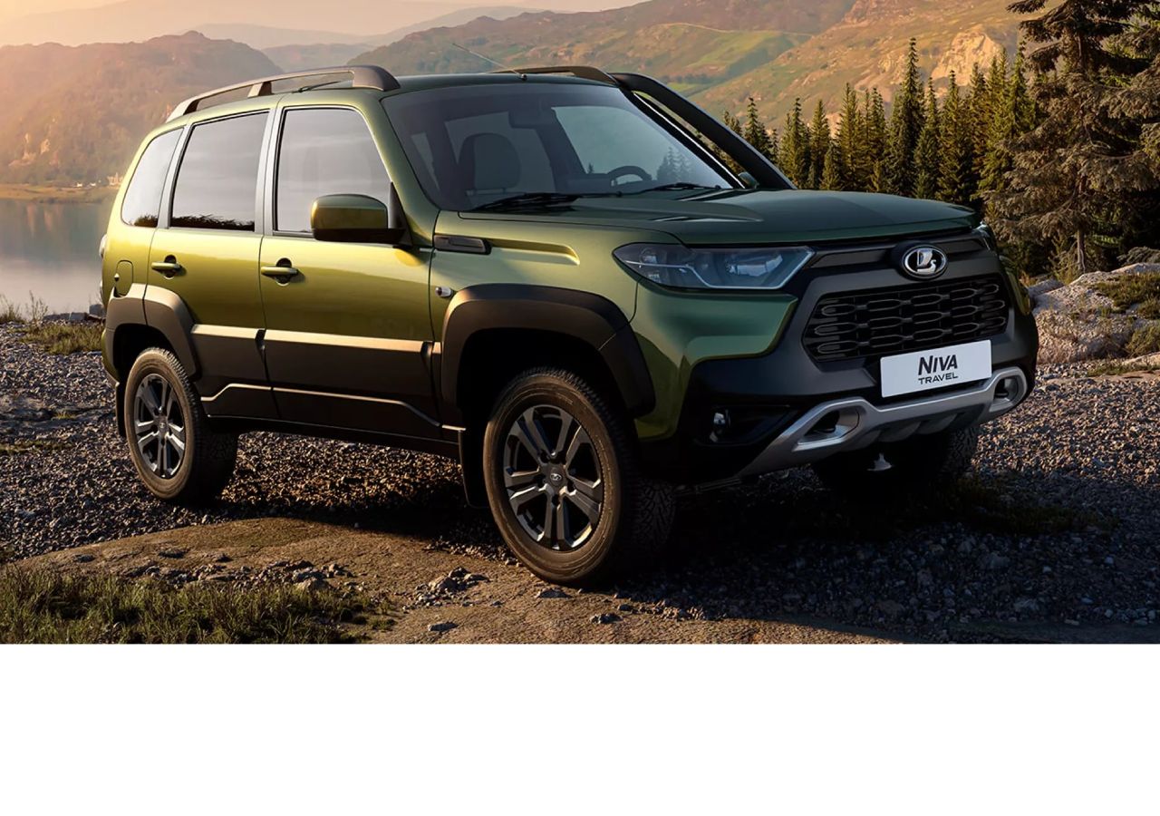 The 2025 Lada Niva Travel features a refreshed exterior and new engine with slight power gain, maintaining its efficiency and rugged off-road capability.