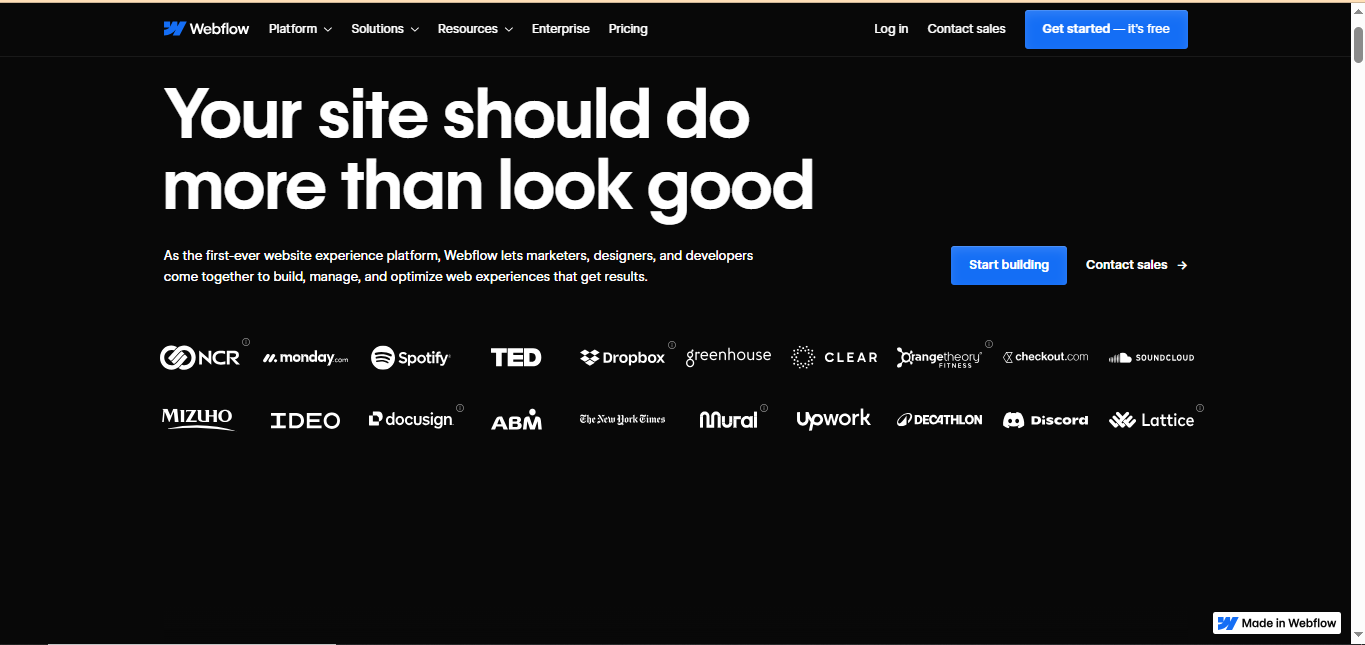 webflow