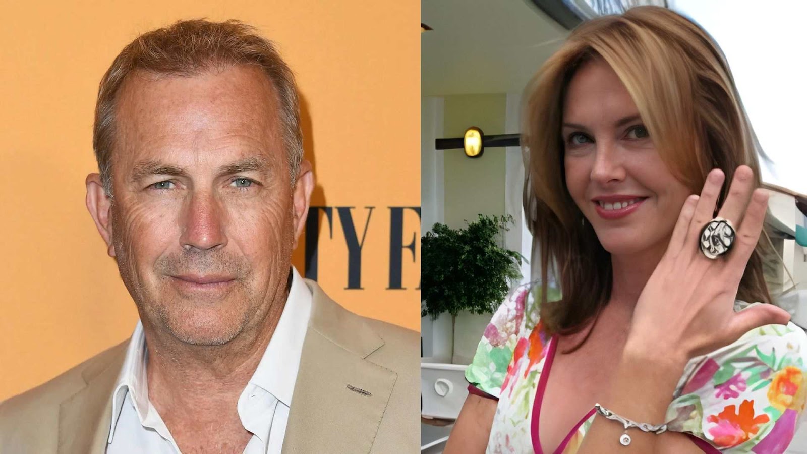 Bridget Rooney & Kevin Costner