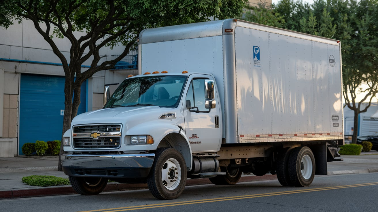 The 2009 Chevrolet C6500 box truck 13'6