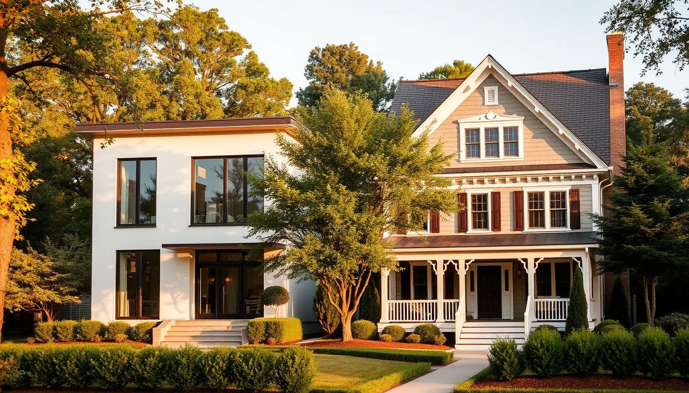 contemporary and traditional home design