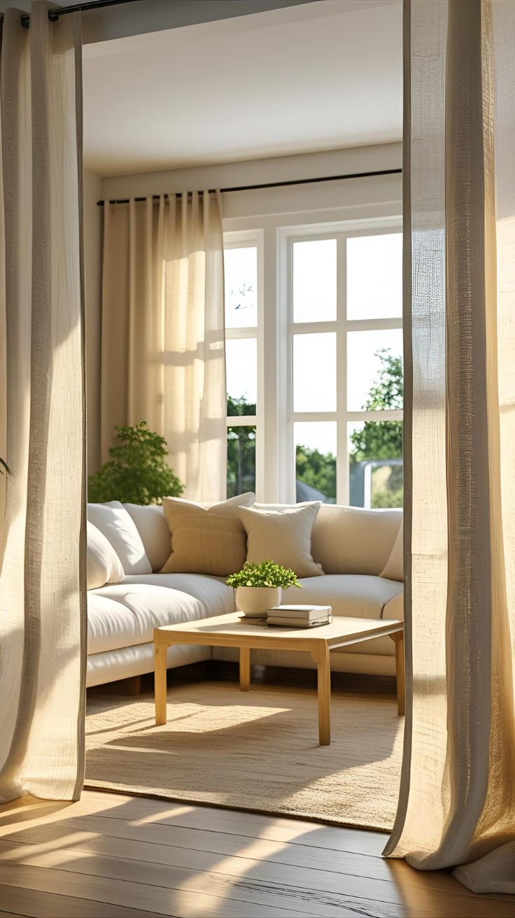 Natural Linen Curtains