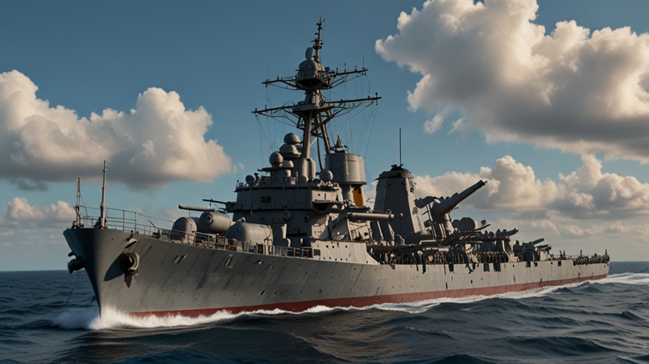 Color 2914 Gray for Battleship Model