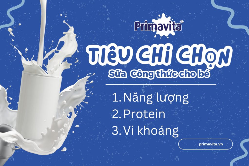 Chọn sữa công thức cho bé