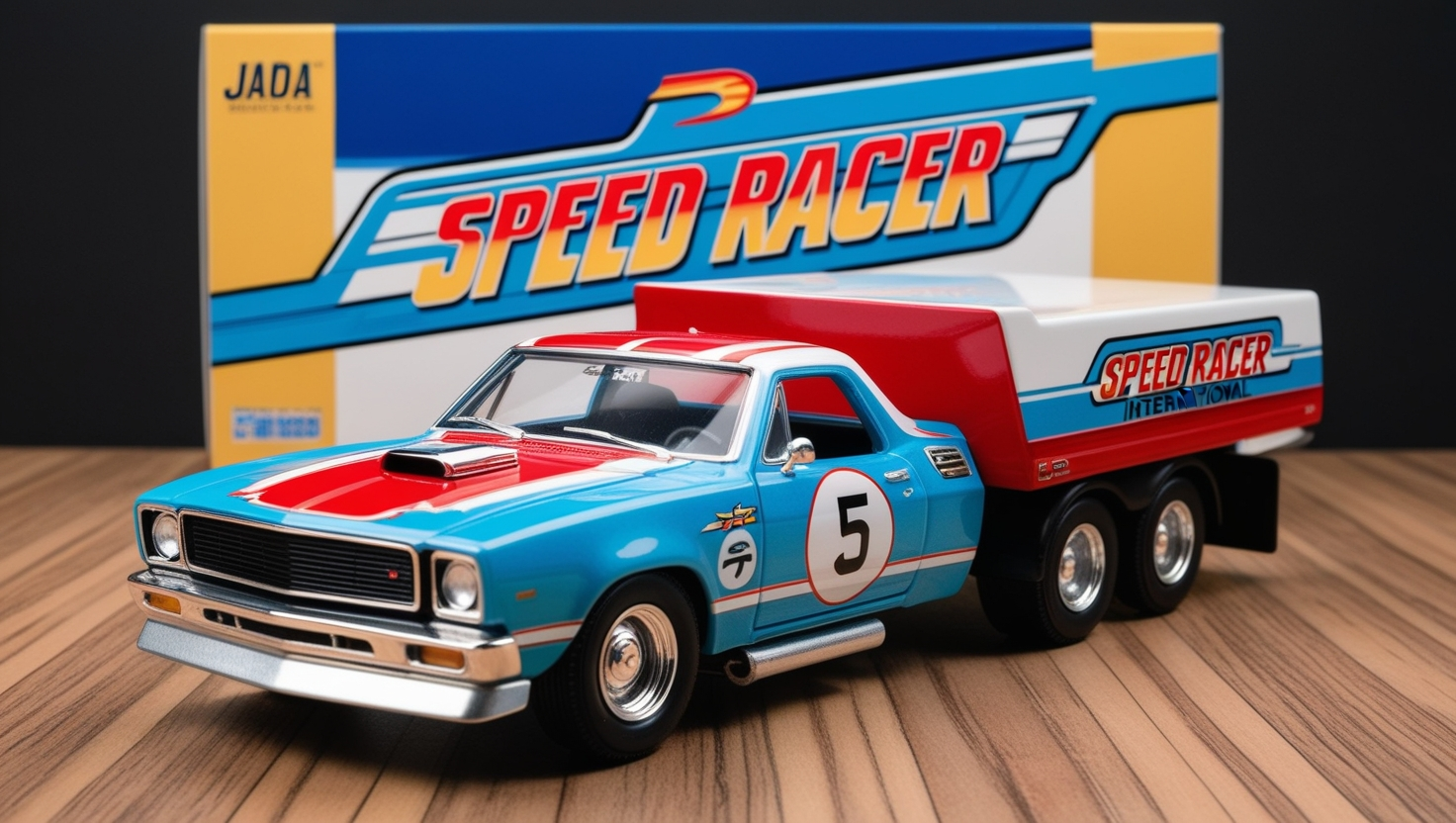 Jada Toys Speed Racer International Flatbed with Mach 5