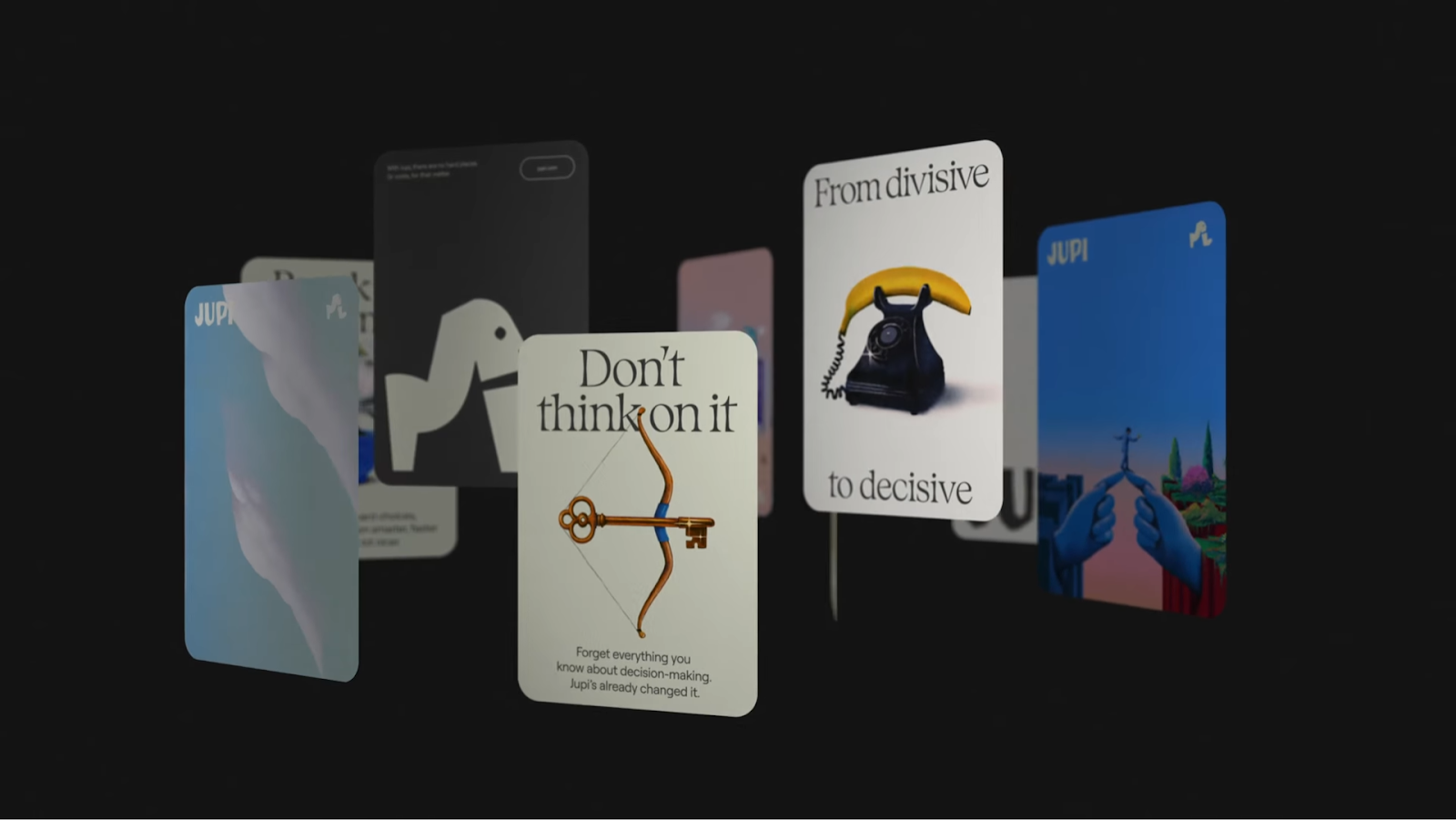 Image from the Jupi: Surreal Simplicity in Branding & Visuals article on Abduzeedo