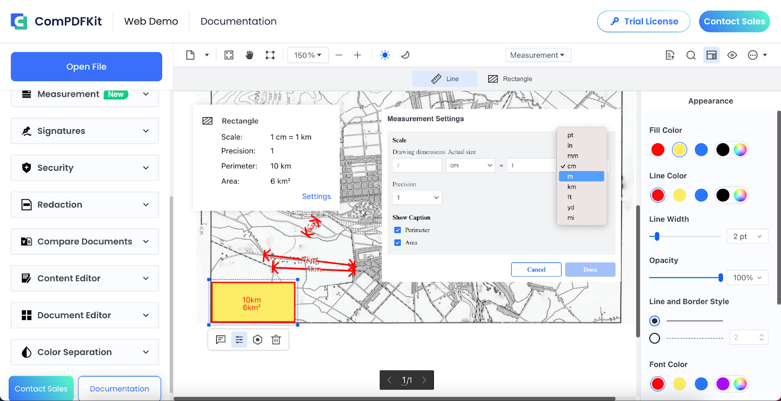 pdf measuring tools in surveying