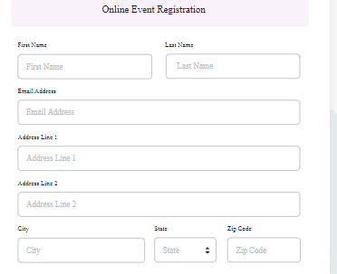 Event Registration blog form by Formstack