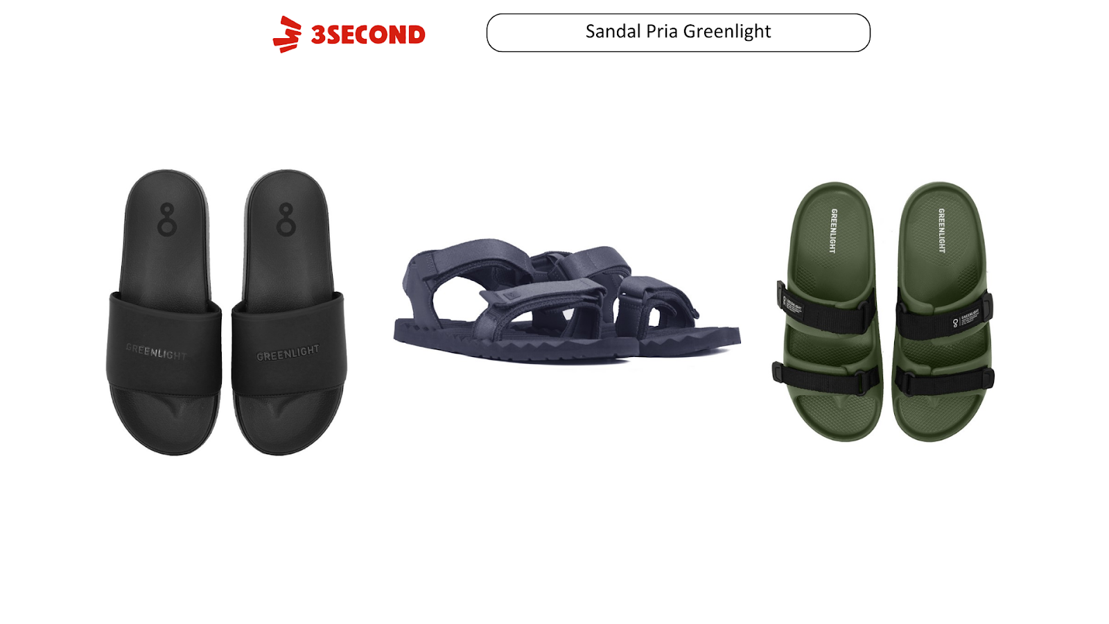 brand sandal pria greenlight