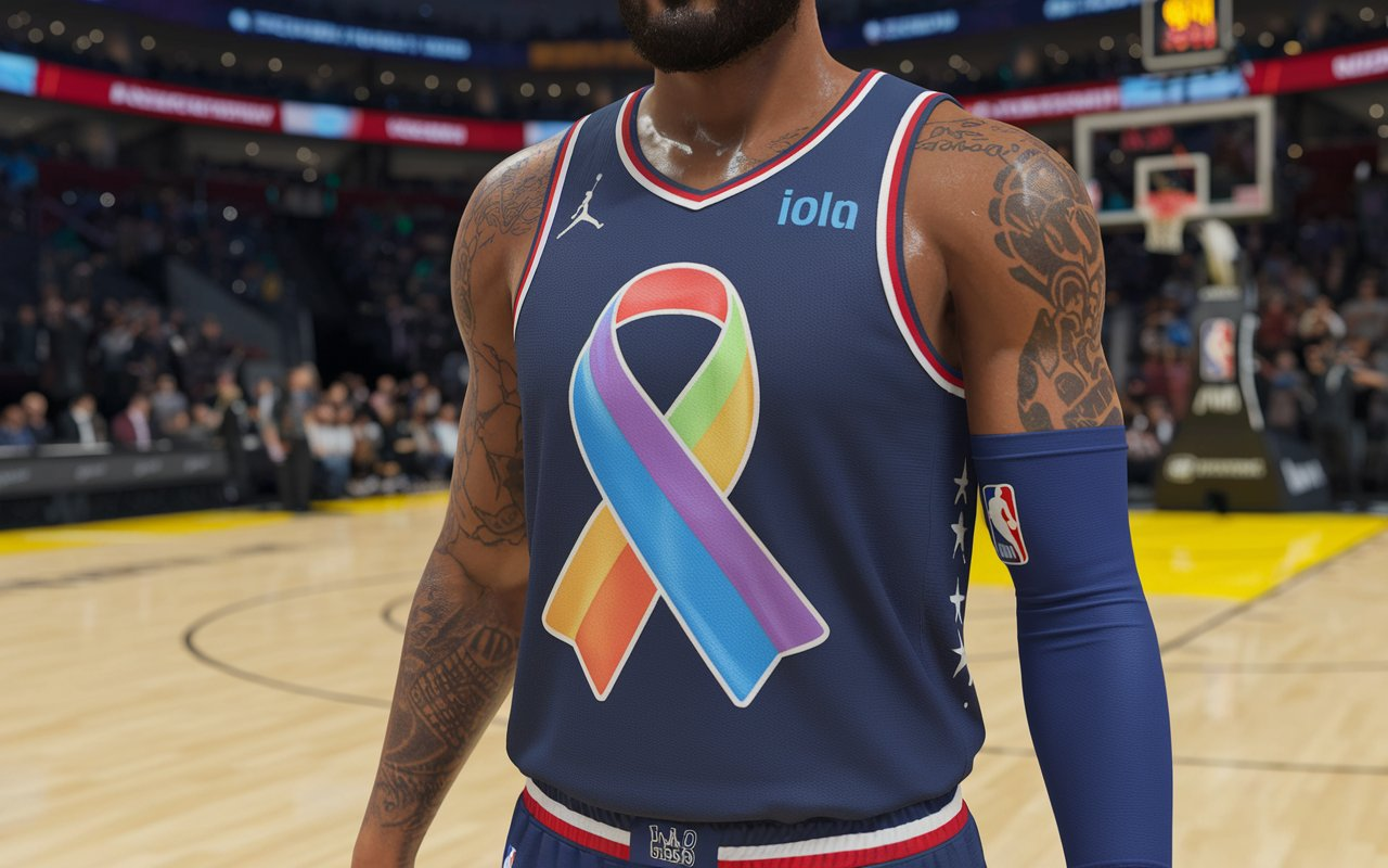 NBA 2K Ribbon Jersey
