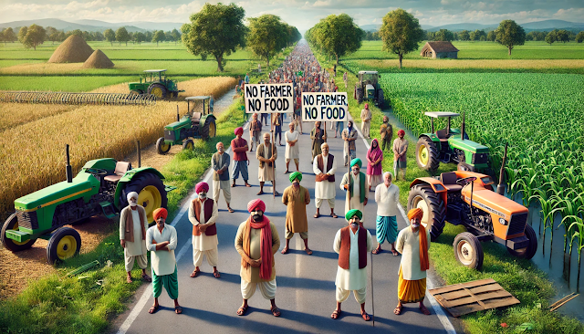 Farmer protest