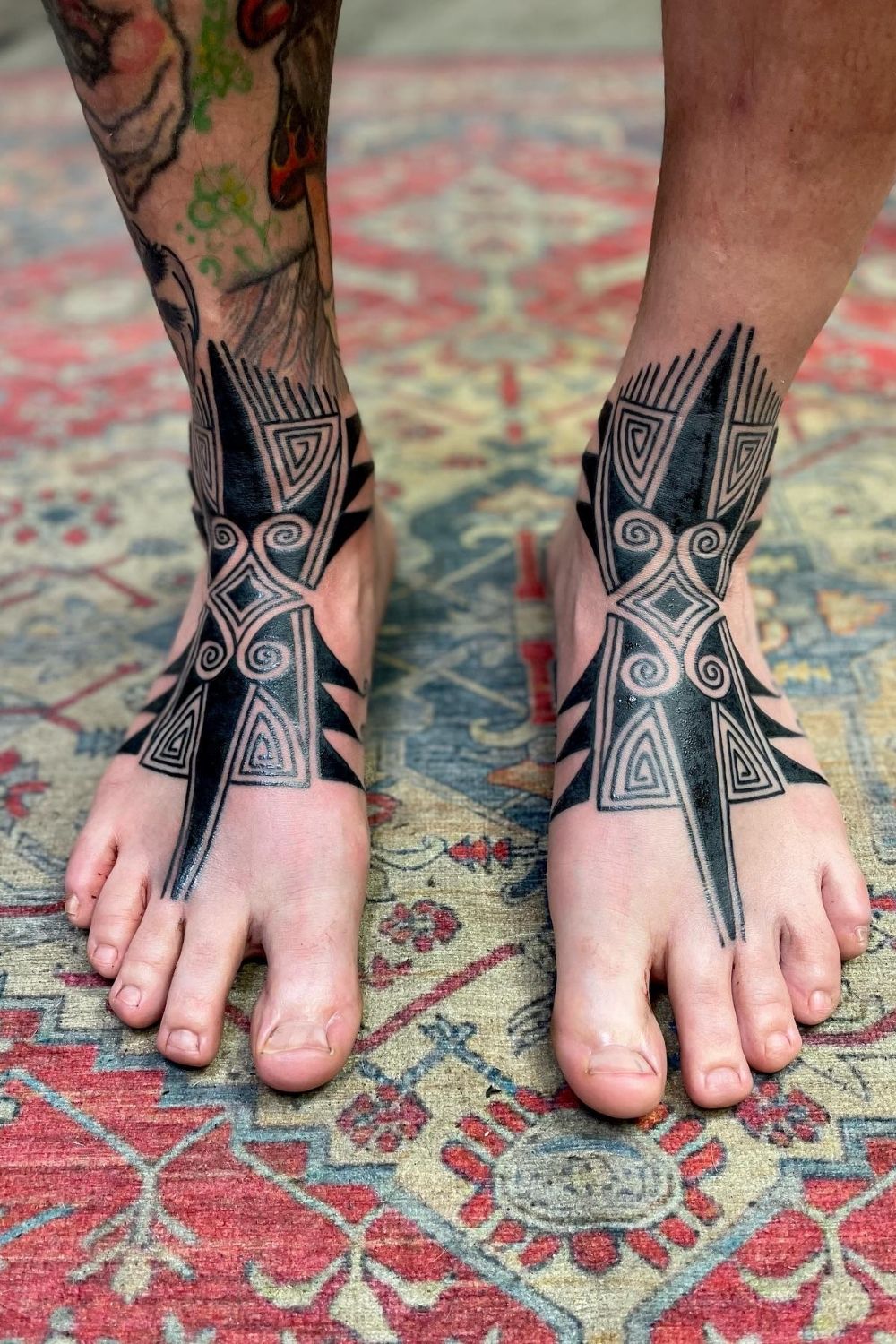 Tribal Foot Tattoos