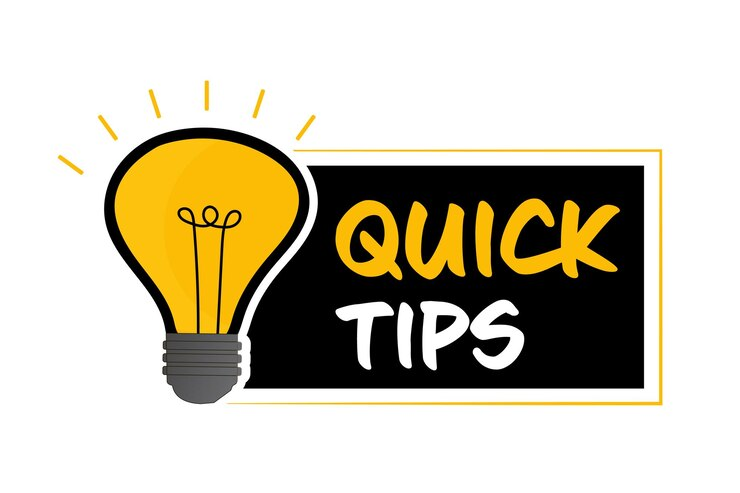 Quick tips lightbulb design