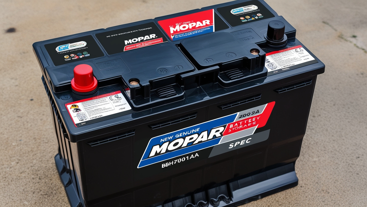 New Genuine Mopar Battery Storage 2005-2024 OE BBH7F001AA Spec