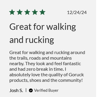 The Second Testimonial From the GoRuck Customer.