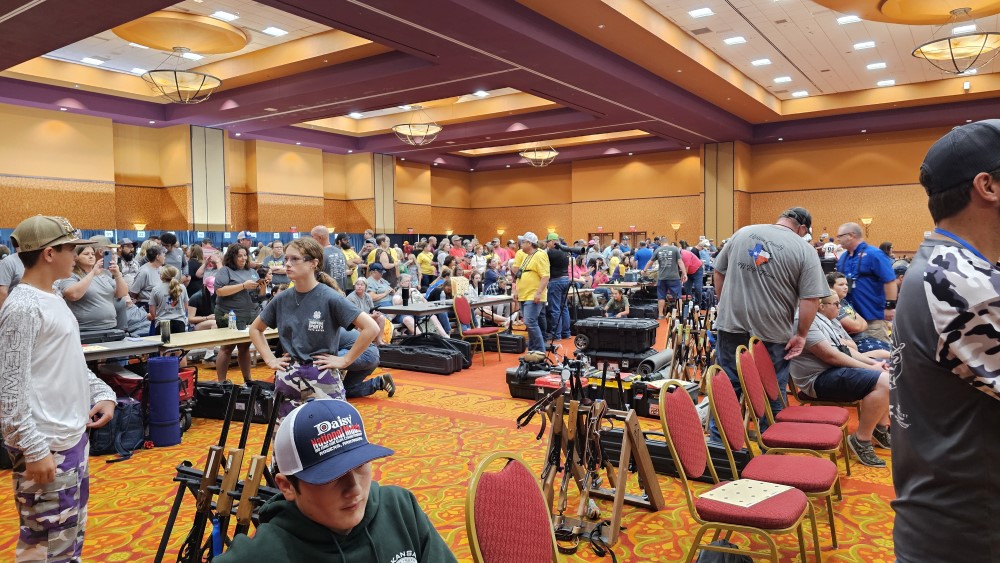 Daisy Nationals contestants and guests prepare of a day of competition. 