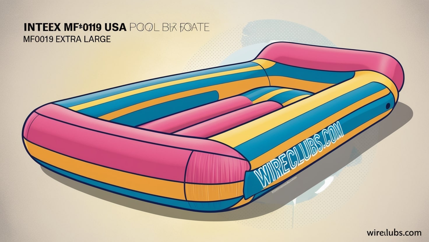 intex pool floats mf019 usa extra large usa